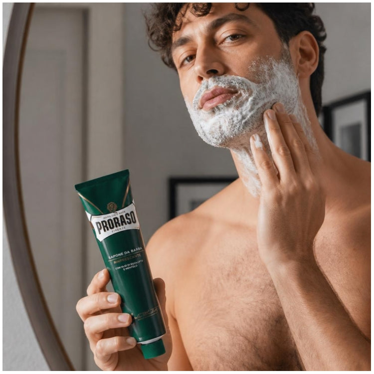 Proraso Scheercrème voor de gecombineerde tot vette huid Green Range 150 ml