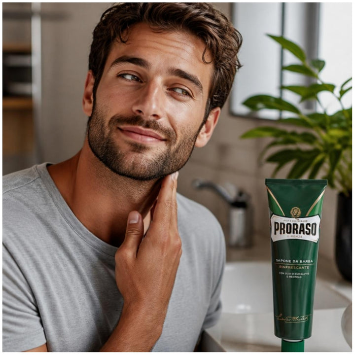 Proraso Scheercrème voor de gecombineerde tot vette huid Green Range 150 ml