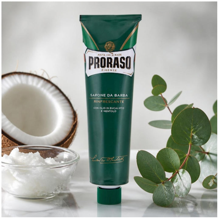 Proraso Scheercrème voor de gecombineerde tot vette huid Green Range 150 ml