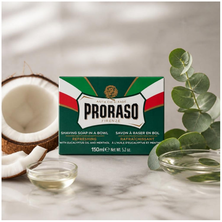 Proraso Shaving Soap In A Bowl Green Line All Kinds Of Beard 150 ml (5.07fl oz)