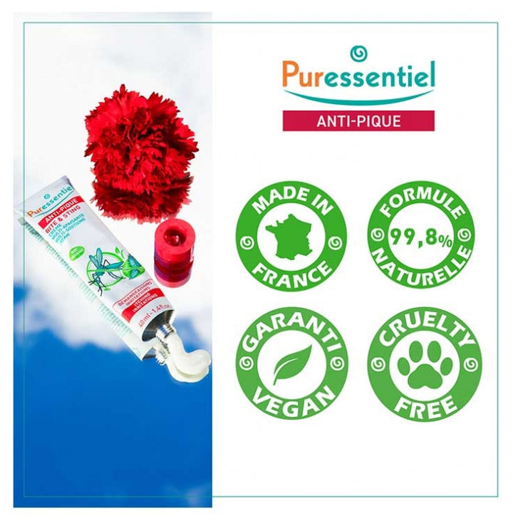 Puressentiel Repellents Crema lenitiva multiuso anti-puntura per bambini 40ml