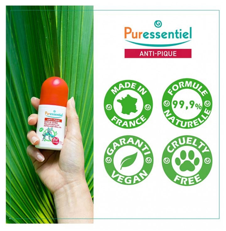 Puressentiel Repellents Anti-Sting Face & Body Repellent Roller 50ml (1.69fl oz)