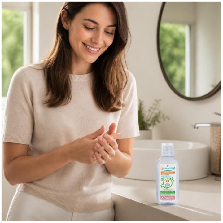 Puressentiel Sanitizing Anti-bacterial Gel "Sensitive Skin 80ml (2.71fl oz)