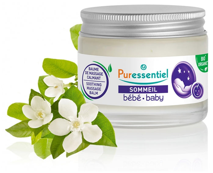 Puressentiel Sleep-Relaxation Rest And Relax Soothing Massage Balm For Babies 3 Essential Oils 30ml (1.01fl oz)