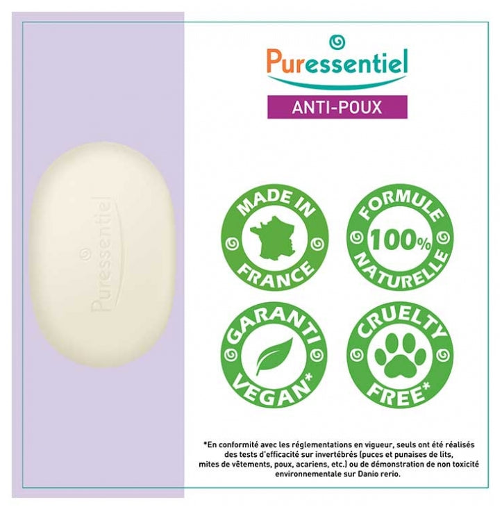 Puressentiel Poudoux Solide Daily use Bio shampoo 60g (2.12oz)