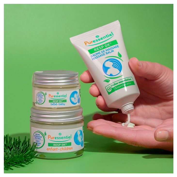 Puressentiel Resp Ok® Puressentiel Resp Ok Baby Baume de massage pectoral 60ml