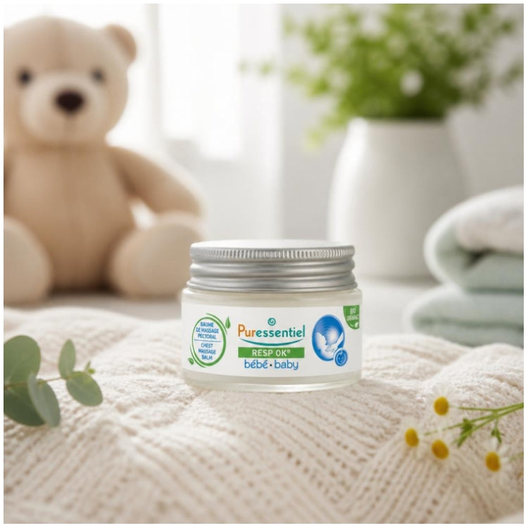 Puressentiel Resp Ok® Bioes Baby Chest Massage Balm 30ml (1.01fl oz)