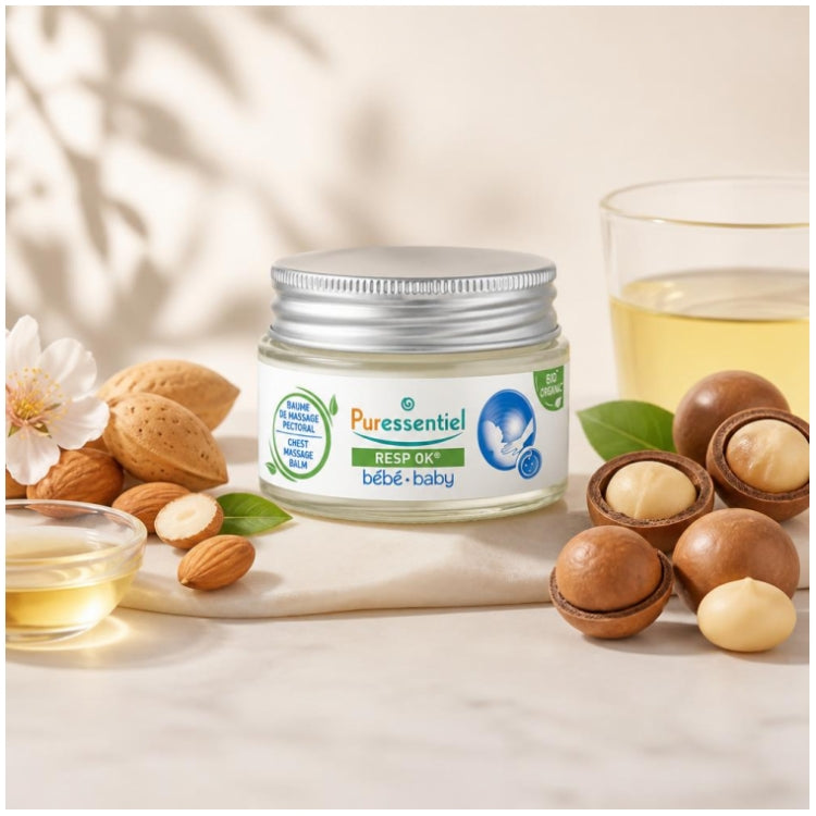 Puressentiel Resp Ok® Bioes Baby Chest Massage Balm 30ml (1.01fl oz)