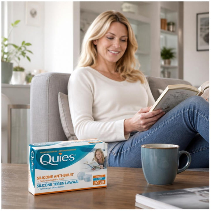 Quies Rubber Earplugs Anti Noise 3 Pairs