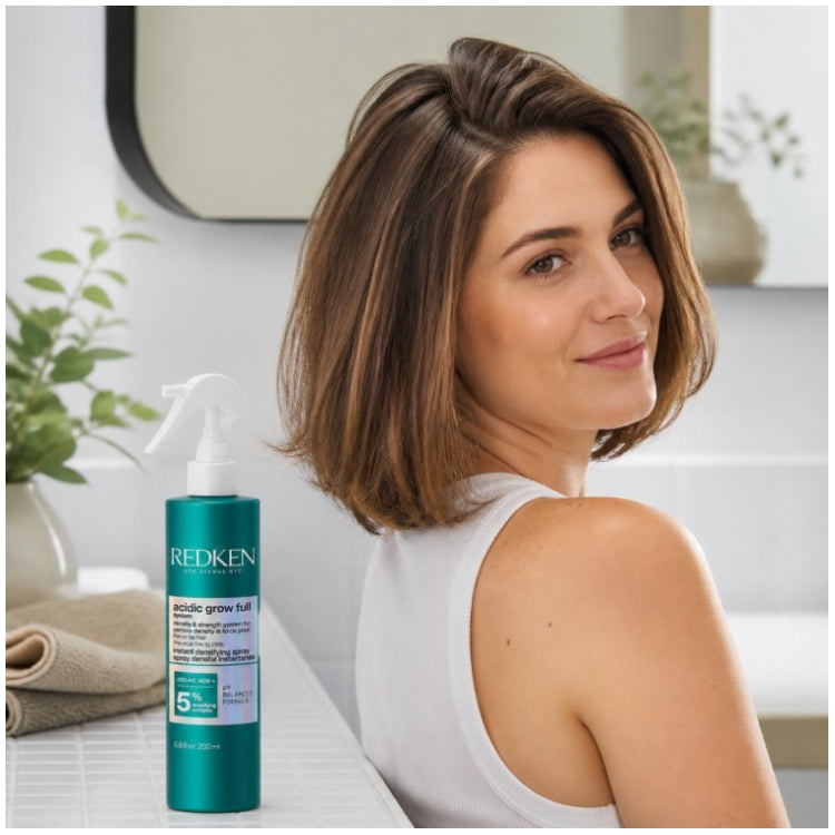 Redken Acidic Grow Full System Spray para aportar densidad y volumen al instante para cabello fino 190ml