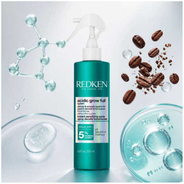 Redken Acidic Grow Full System Spray para aportar densidad y volumen al instante para cabello fino 190ml