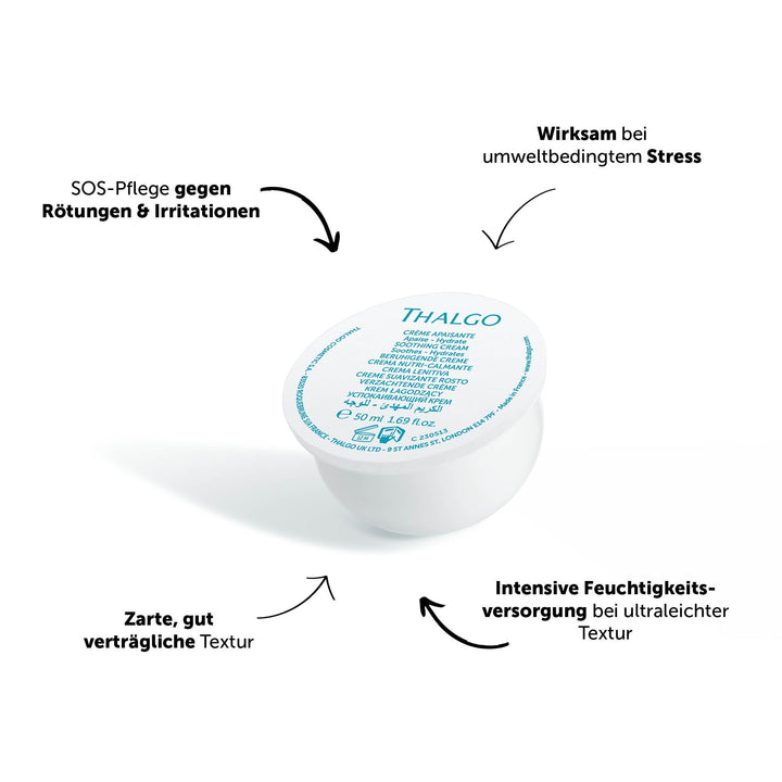 Thalgo Cica Marin Eco-Recharge Soothing Cream 50ml (1.69fl oz)
