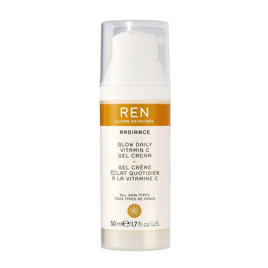 REN Clean Skincare Radiance Daily use Radiance Cream Gel with Vitamin C 50ml (1.69fl oz) - FrenchBeautyHub