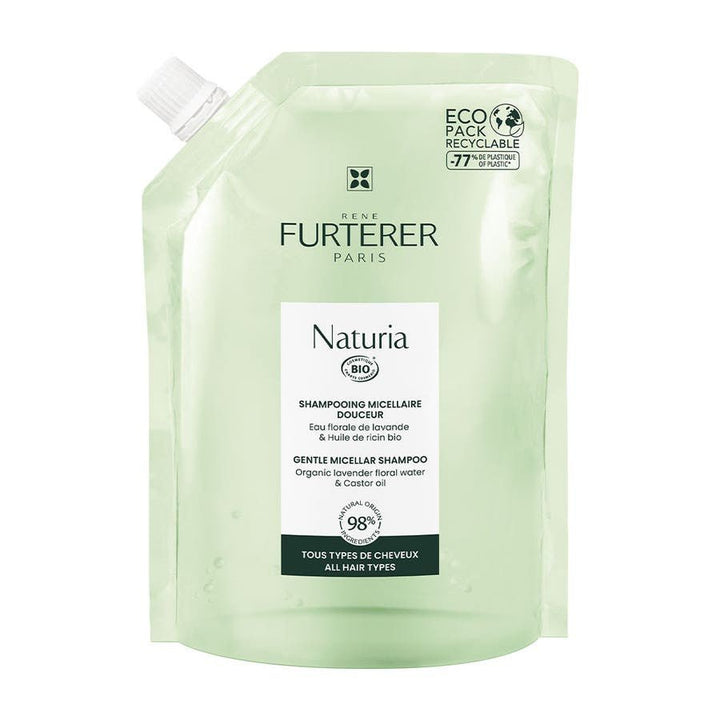 Rene Furterer Naturia Gentle Micellar Shampoo with Lavender Floral Water and Organic Castor Oil - FrenchBeautyHub