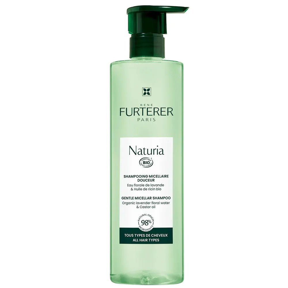 Rene Furterer Naturia Gentle Micellar Shampoo with Lavender Floral Water and Organic Castor Oil - FrenchBeautyHub