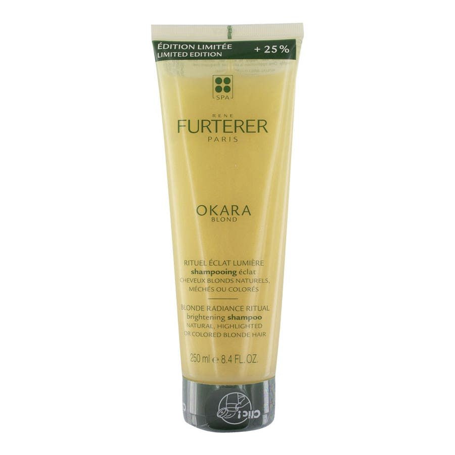 Rene Furterer Okara Blond Brightening Shampoo Natural for Highlighted or Colored Blond Hair 200ml (6.76fl oz) - FrenchBeautyHub