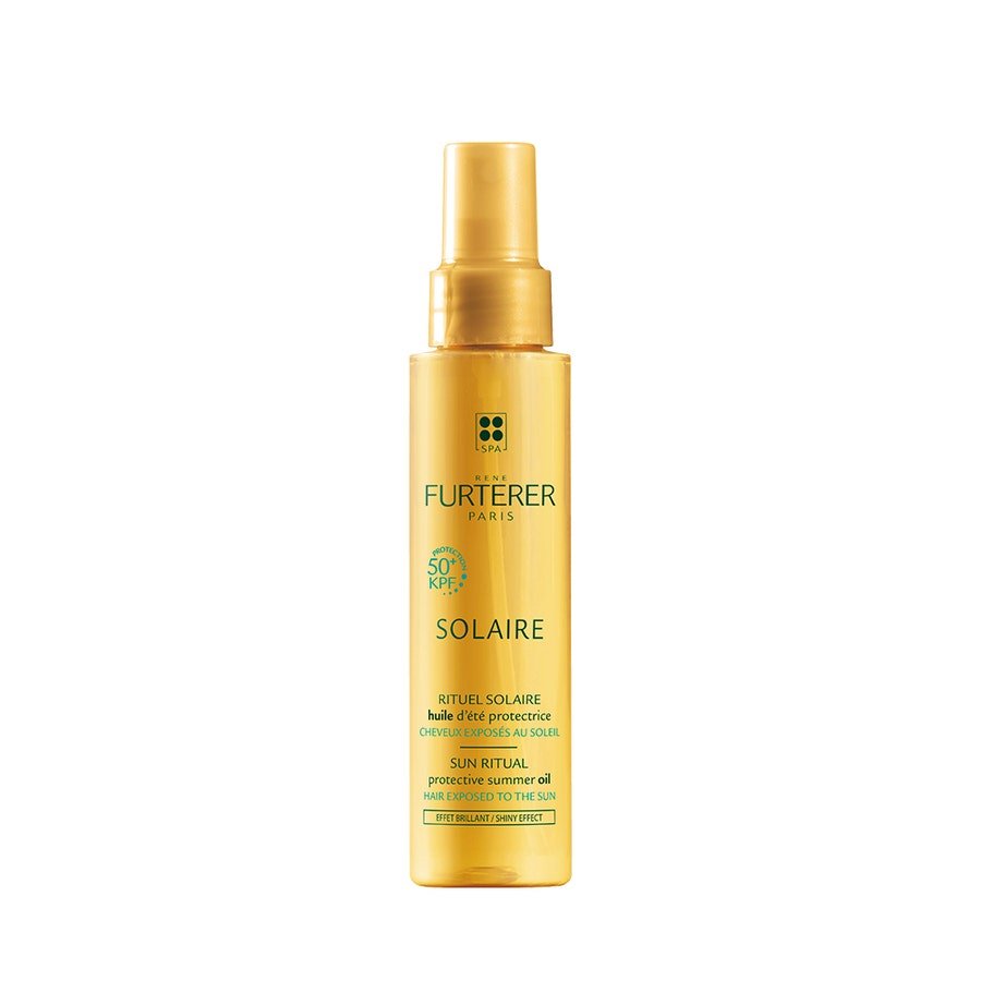 René Furterer Sunscreen Protective Summer Oil Shiny Effect Kpf50 100ml (3.38fl oz) - FrenchBeautyHub