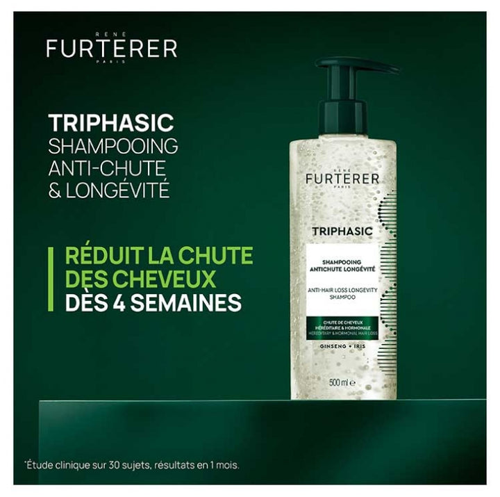 René Furterer Triphasic Anti-Hair Loss Longevity Shampoo 500ml (16.91 fl oz)