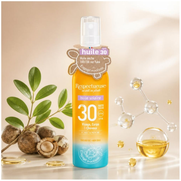 Respectueuse Sunscreens Oil SPF30 100ml (3.38fl oz)