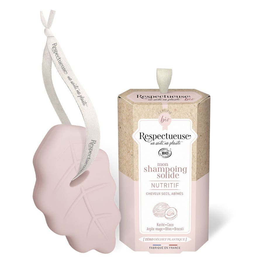 Respectueuse Solide Nourishing Organic Shampoo natural Perfumes Karit 75g (2.64 oz) - FrenchBeautyHub
