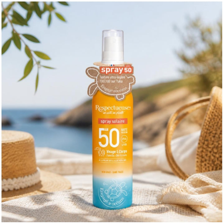 Respectueuse واقي شمس بخاخ SPF50 100ml