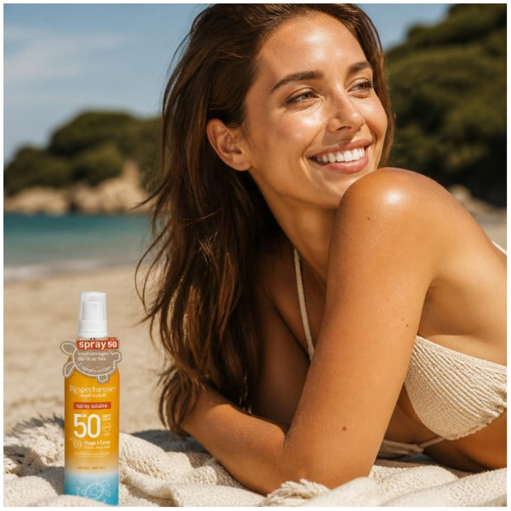Respectueuse واقي شمس بخاخ SPF50 100ml