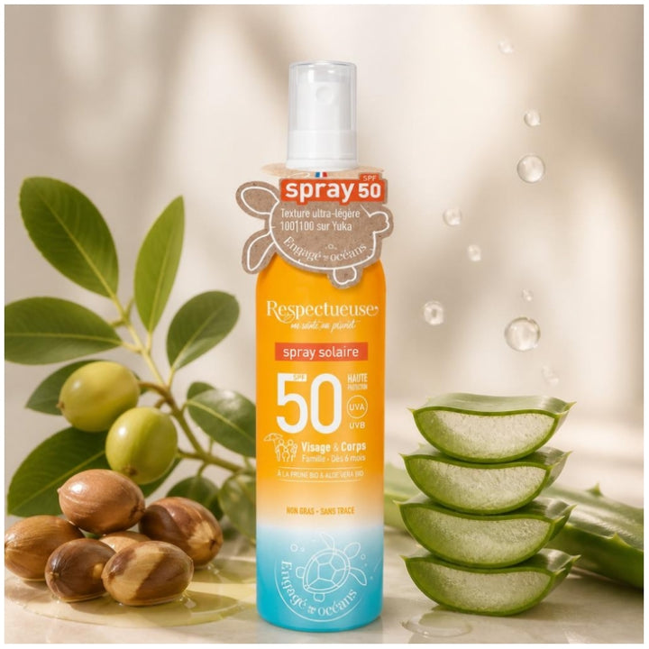 Respectueuse SPF50 Sunscreen Spray 100ml (3.38fl oz)