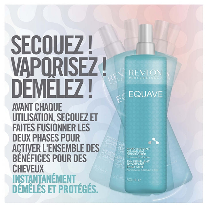 Revlon Professional Equave Hydro Tratamiento desenredante e hidratante instantáneo para cabello normal a seco 500ml