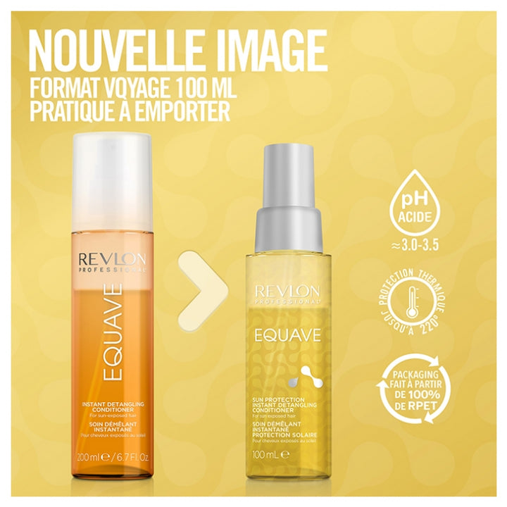 Revlon Professional Equave علاج فوري لفك تشابك الشعر وحمايته من الشمس للشعر المعرّض للشمس 100ml