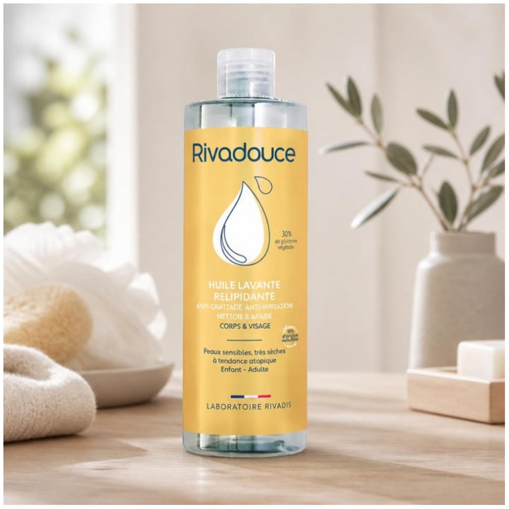 Rivadouce زيت تنظيف مُرمِّم للدهون 400 ml