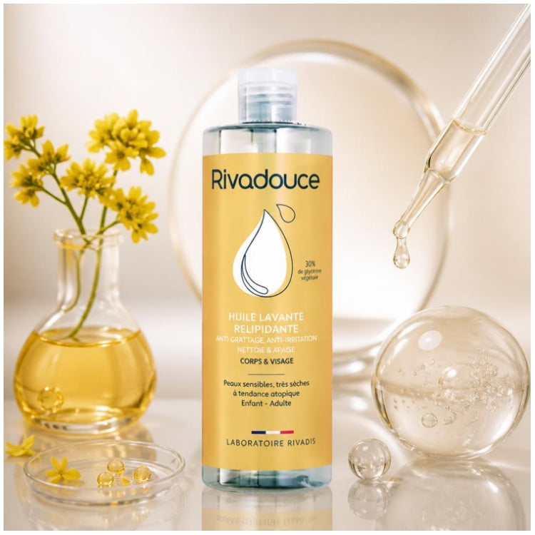 Rivadouce زيت تنظيف مُرمِّم للدهون 400 ml