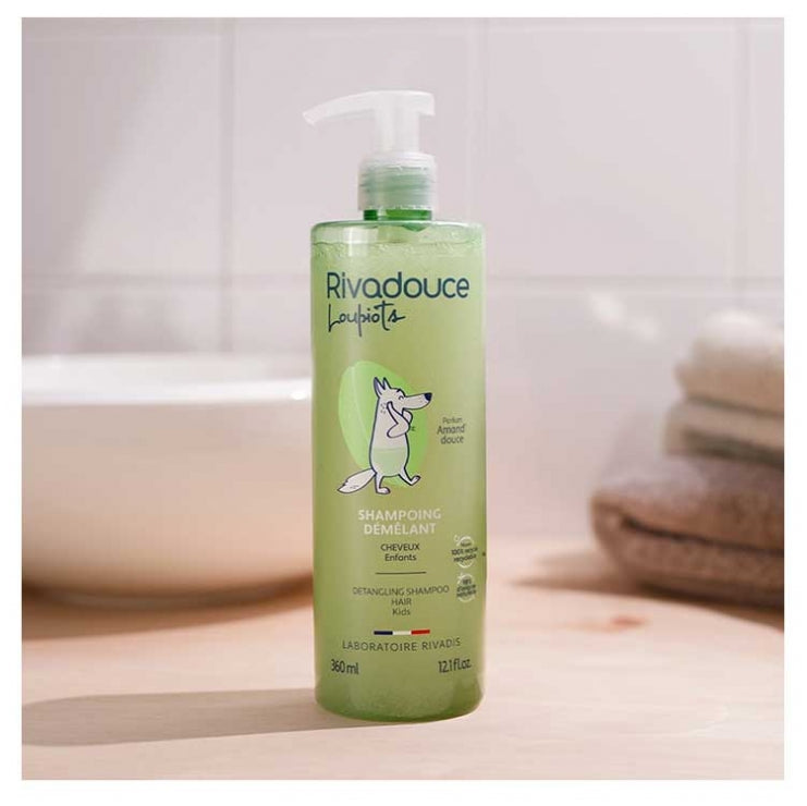 Rivadouce Loupiots Entwirrendes Shampoo für Kinder mit Süßmandel 360ml
