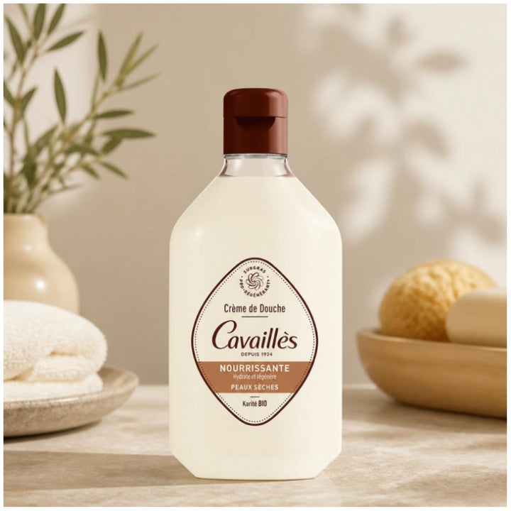 Rogé Cavaillès Surgras Actif Crème de Douche au Beurre de Karité pour Peaux Sèches 250ml