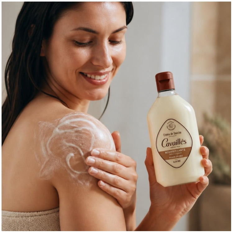 Rogé Cavaillès Surgras Actif Crème de Douche au Beurre de Karité pour Peaux Sèches 250ml