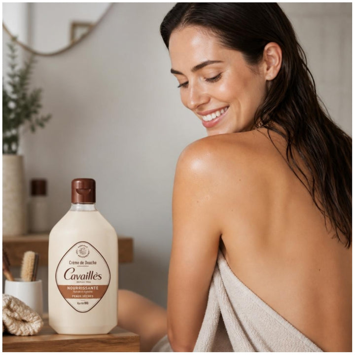 Rogé Cavaillès Surgras Actif Crème de Douche au Beurre de Karité pour Peaux Sèches 250ml
