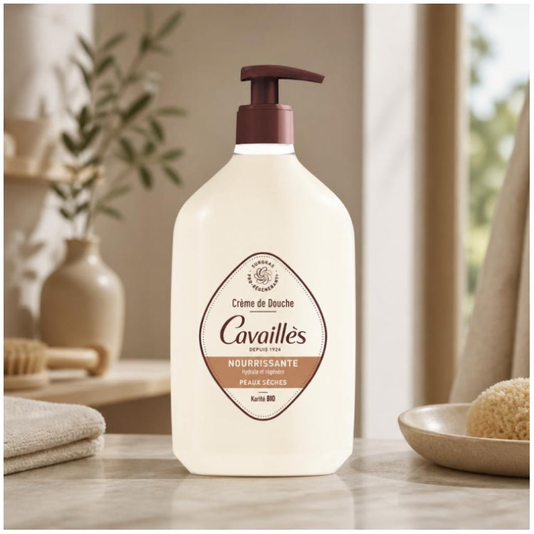 Rogé Cavaillès Surgras Actif Duschcreme mit Sheabutter für trockene Haut 750ml