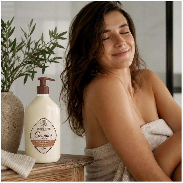 Rogé Cavaillès Surgras Actif Duschcreme mit Sheabutter für trockene Haut 750ml