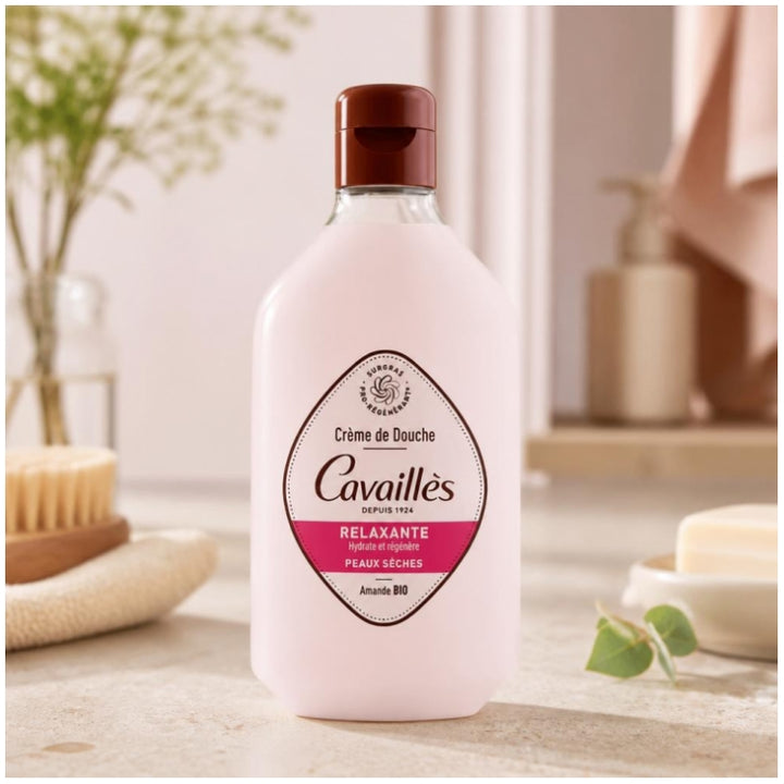 Cavaillès Surgras Actif Creme De Douche Relaxante Amande Bio 250ml (8.45fl oz)
