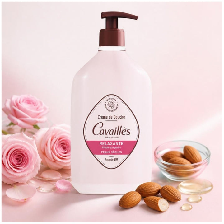 Rogé Cavaillès Surgras Actif Crème de douche relaxante aux amandes bio 750ml