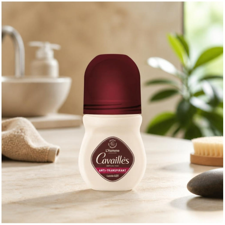 Rogé Cavaillès Absorb + L'Homme Roll-on Anti-Transpirant Deodorant 48H 50ml