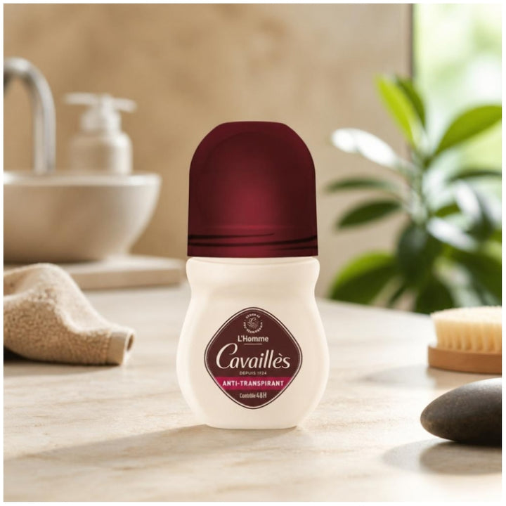 Rogé Cavaillès Absorb + L'Homme Roll-on Anti-Transpirant Deodorant 48H 50ml