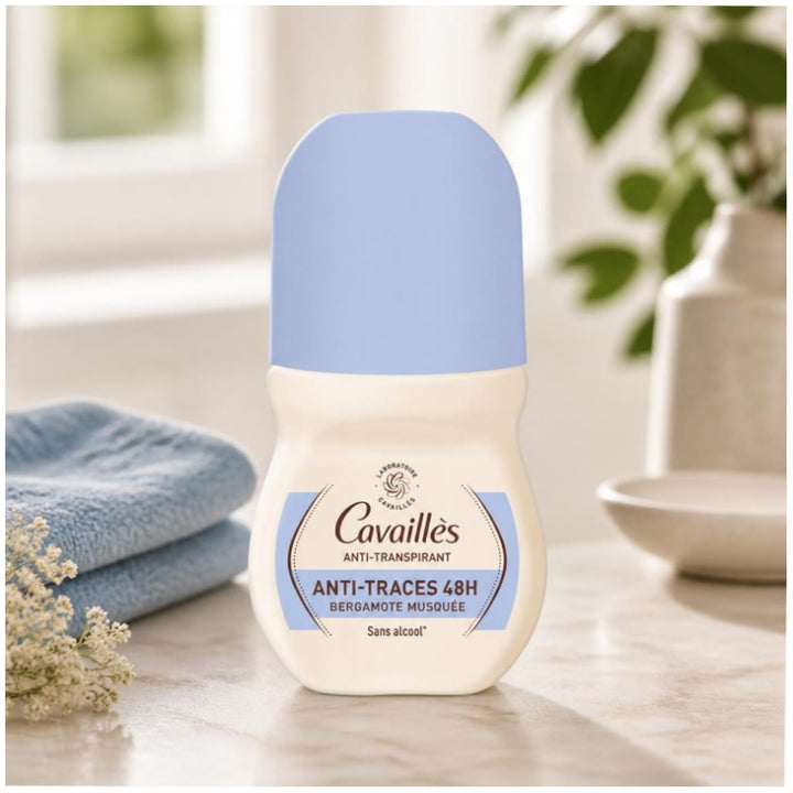 Rogé Cavaillès Absorb + Déodorant anti-transpirant roll-on 48H