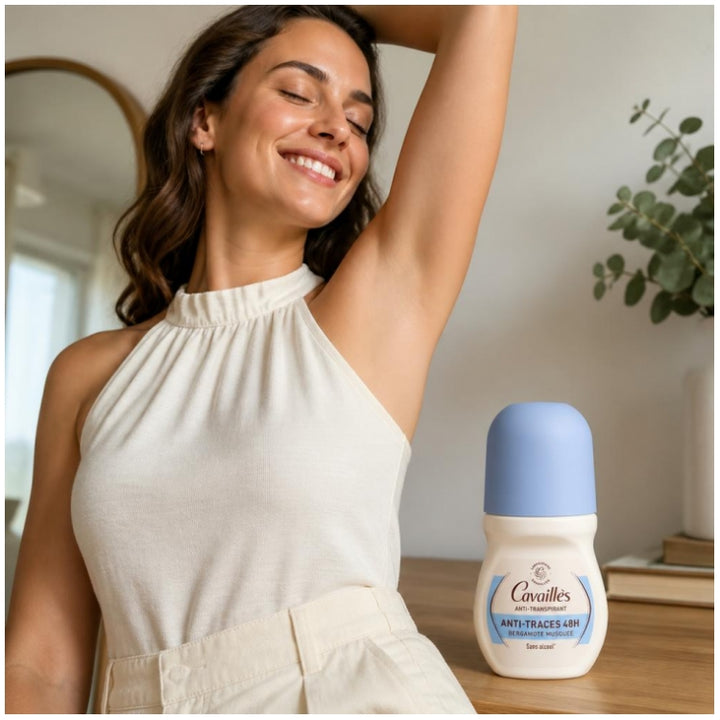 Rogé Cavaillès Absorb + Déodorant anti-transpirant roll-on 48H