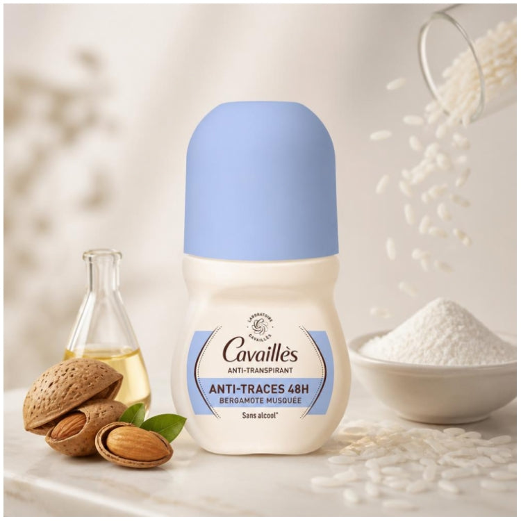Rogé Cavaillès Absorb + Déodorant anti-transpirant roll-on 48H