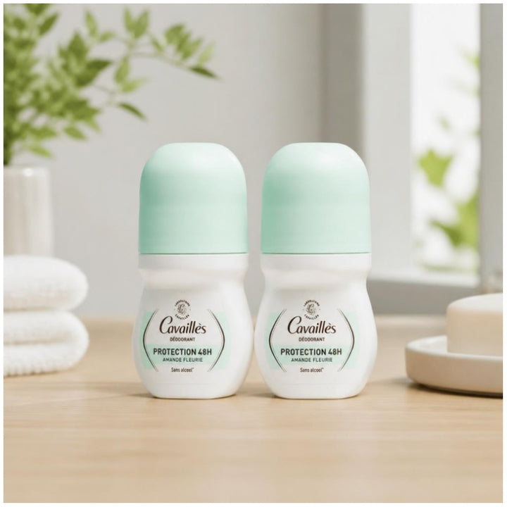 Rogé Cavaillès Dermato Deodorant Roll-On 48H Sensitive skin 50ml x2(1.69fl oz x2)