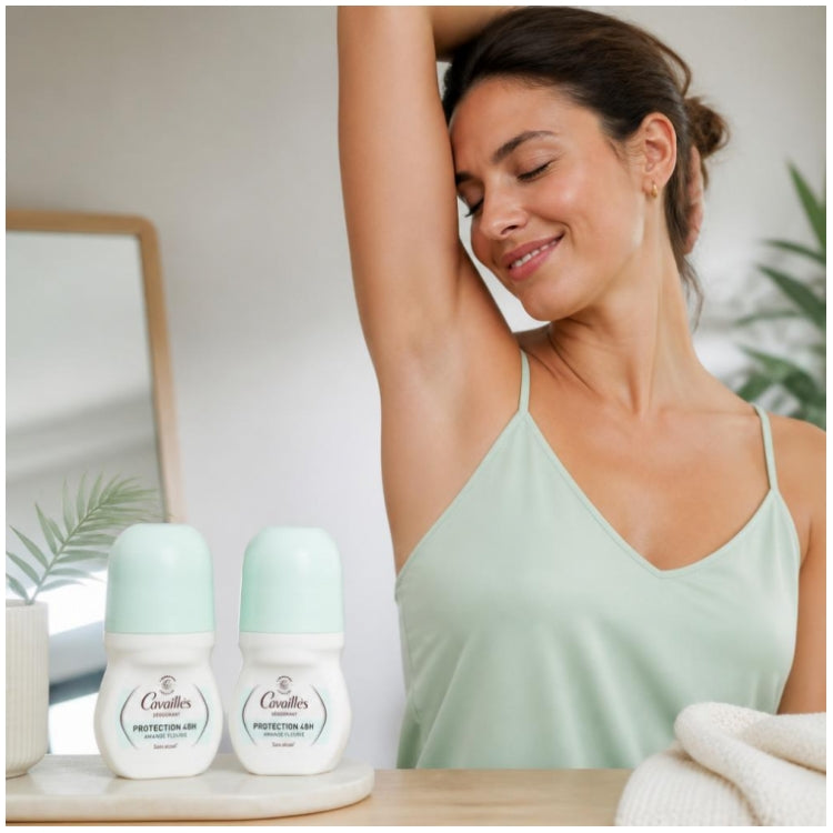 Rogé Cavaillès Dermato Deodorant Roll-On 48H Sensitive skin 50ml x2(1.69fl oz x2)