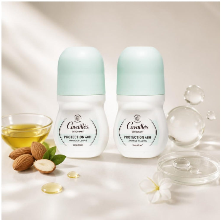 Rogé Cavaillès Dermato Deodorant Roll-On 48H Sensitive skin 50ml x2(1.69fl oz x2)