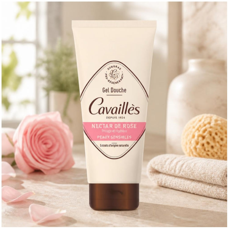 Roge Cavaillès Surgras Actif Nourishing Surgras Shower Gel Rose Nectar 200ml (6.76 fl oz)