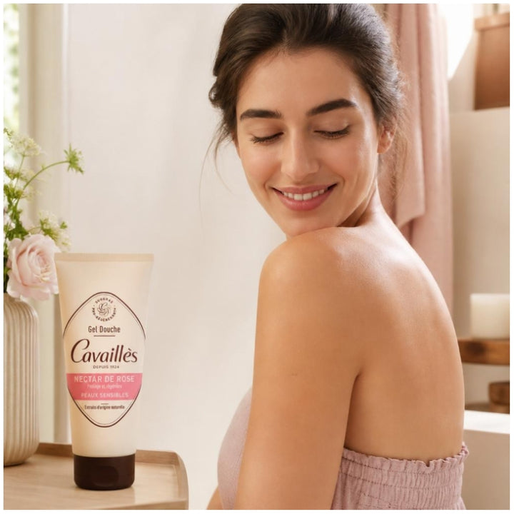 Roge Cavaillès Surgras Actif Nourishing Surgras Shower Gel Rose Nectar 200ml (6.76 fl oz)