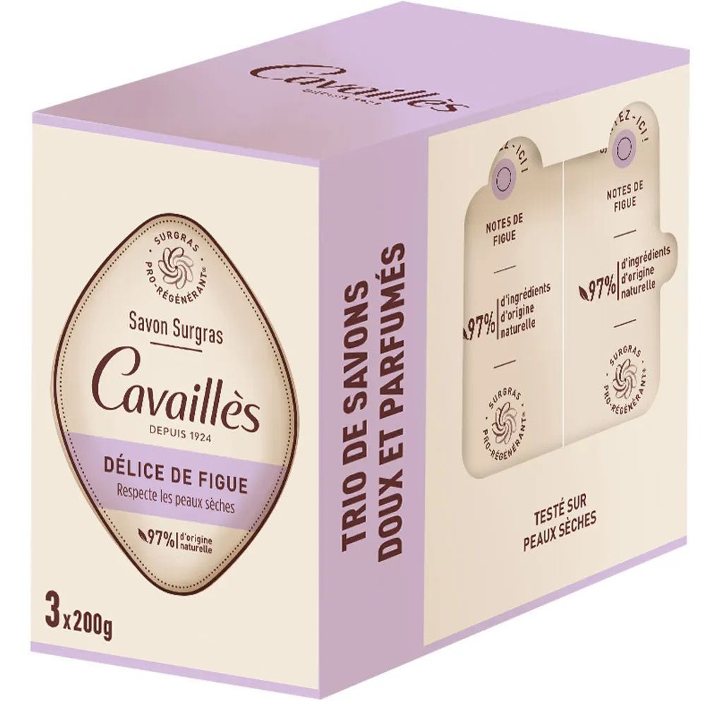 Rogé Cavaillès Extra - Rich Fig Delight Superfatted Soap for Dry Skin - FrenchBeautyHub